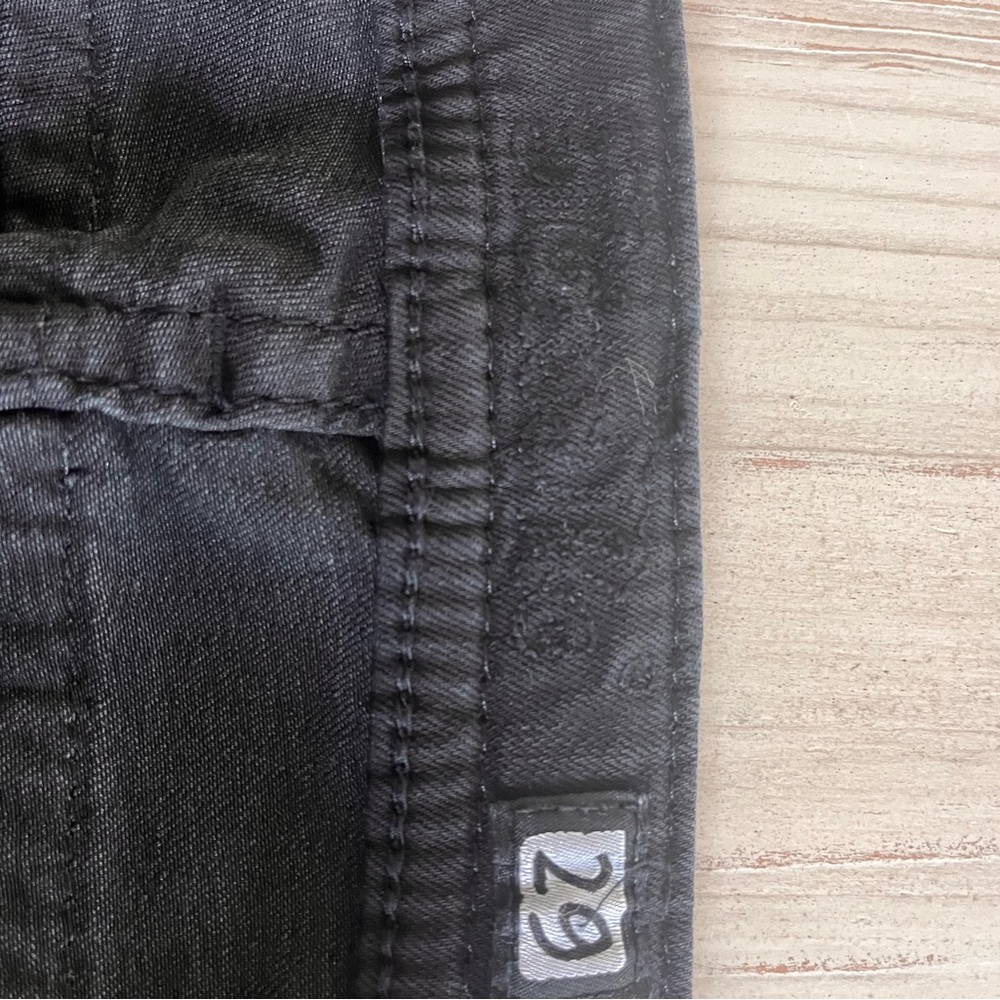 Miss Me mid rise flare black jeans with embellished horseshoe pocket size 29 - Picture 13 of 13